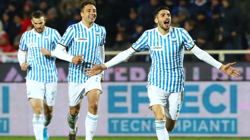 Schoss den Siegtreffer für SPAL: Mattia Valoti (re.).