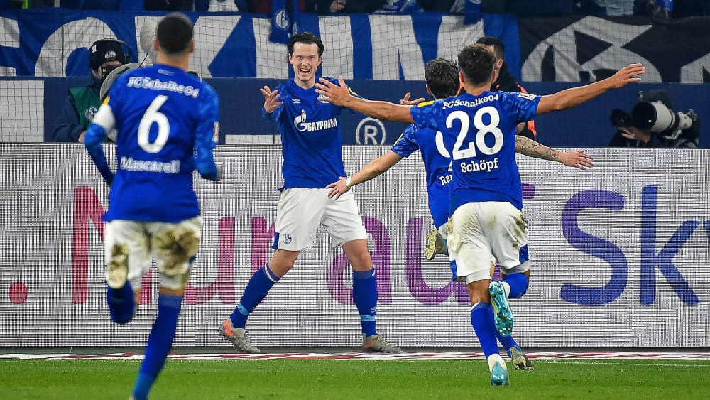 Michael Gregoritsch bejubelt sein Tor zum 2:0.