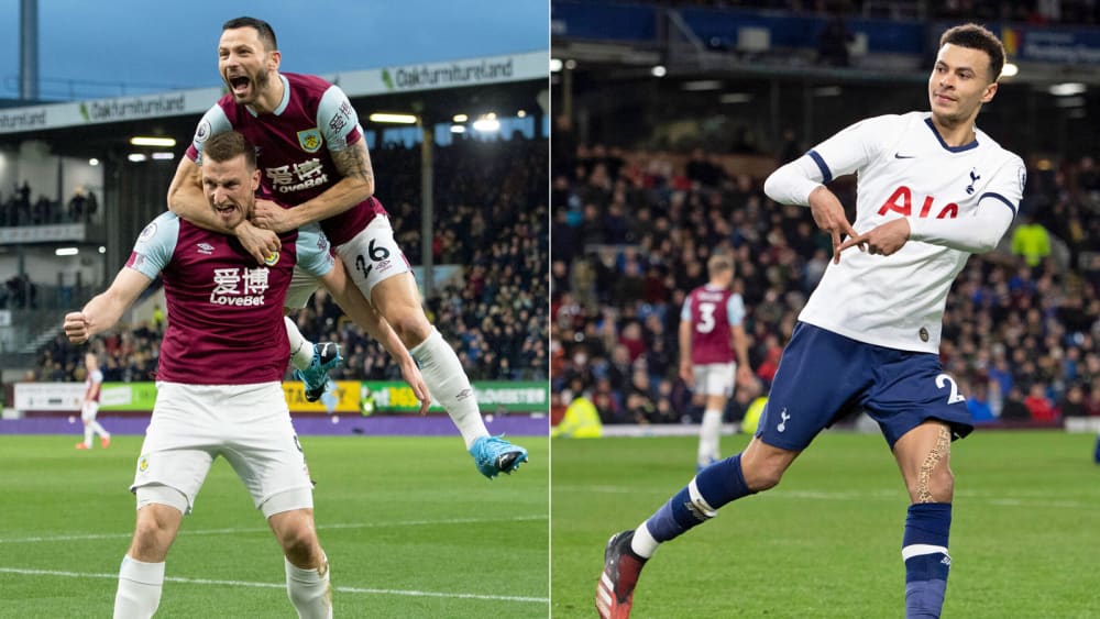 Chris Wood (#9) und Dele Alli