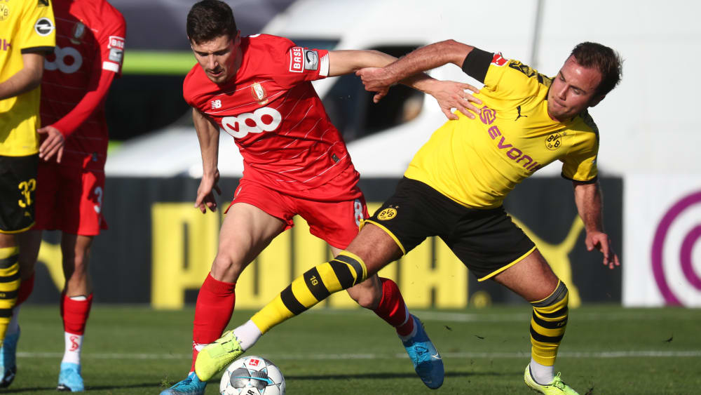 Mario Götze im Testspiel gegen Lüttich