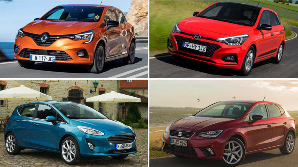 Renault Clio, Hyundai i20, Ford Fiesta, Seat Ibiza