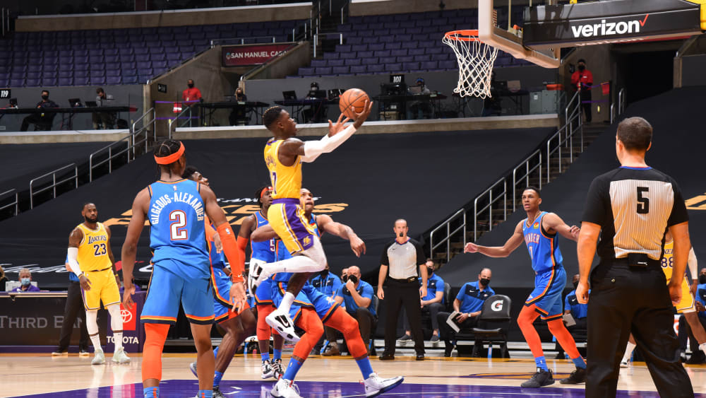 NBA: Dennis Schröder und Los Angeles Lakers schlagen OKC ...