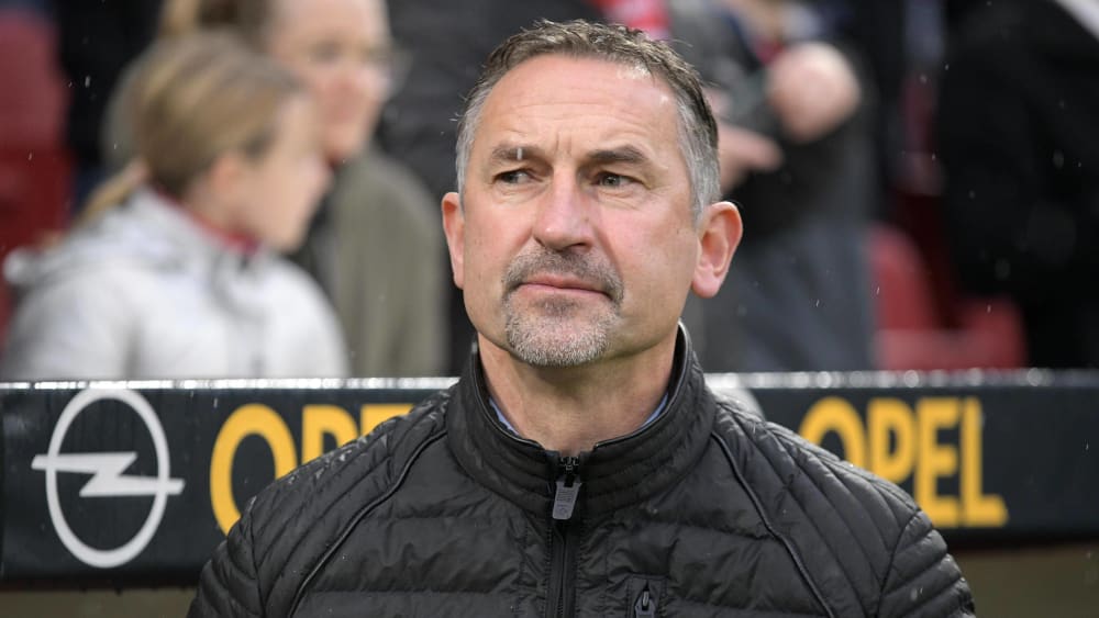 Mainz-Trainer Achim Beierlorzer (hier im Heimspiel gegen den FC Bayern München).