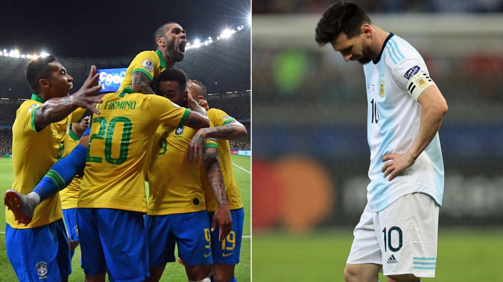 Brasilianischer Jubel gegen argentinischen Frust