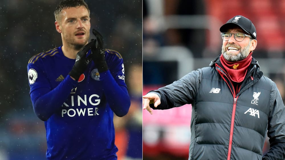 Jamie Vardy und Jürgen Klopp