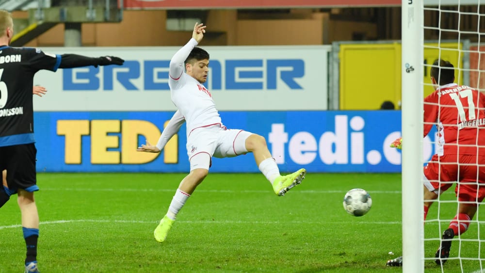 Jorge Meré erzielt das 1:0