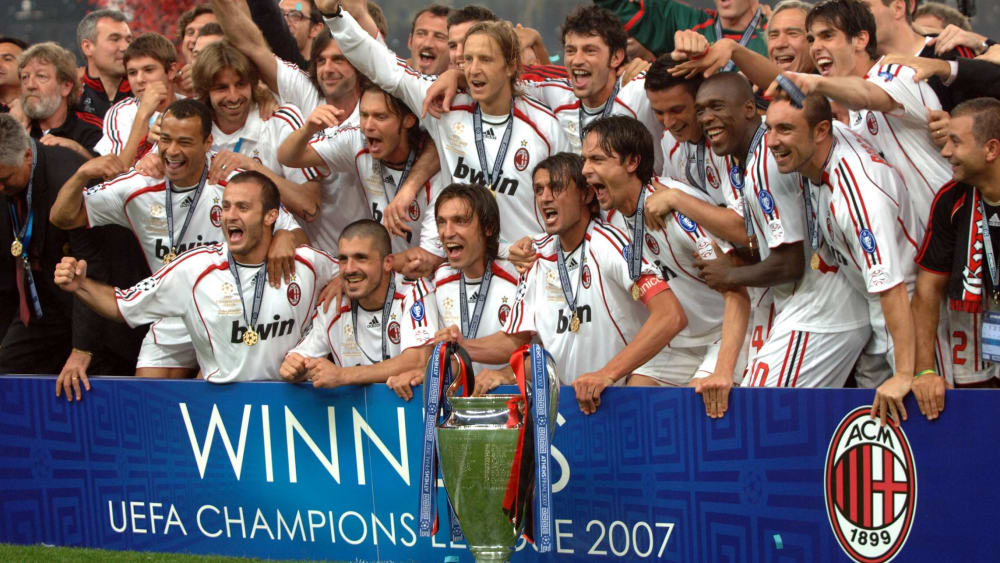 AC Mailand hat 2007 zum bis dato letzten Mal die Champions League gewonnen.