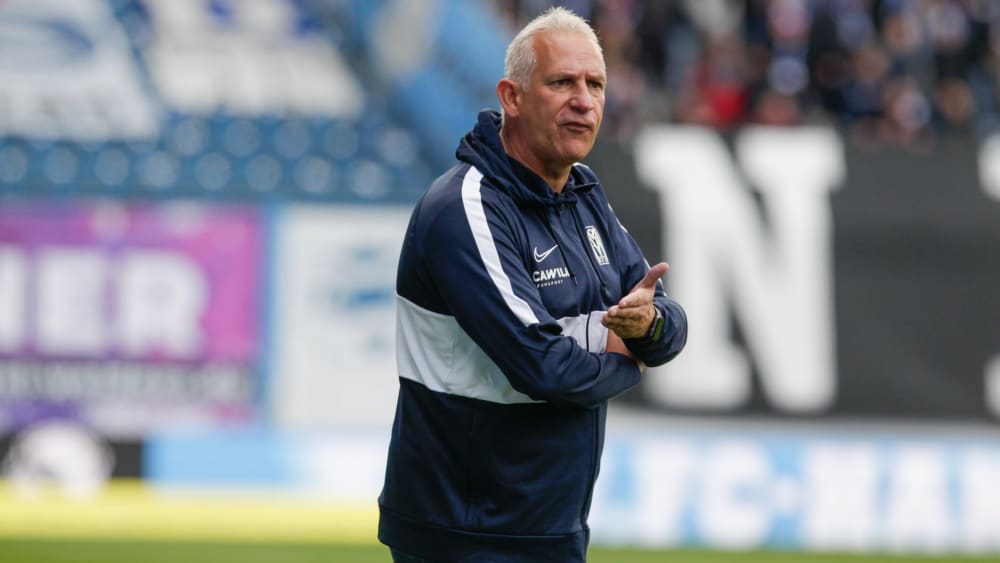 Nicht begeistert: Meppens Trainer Christian Neidhart.