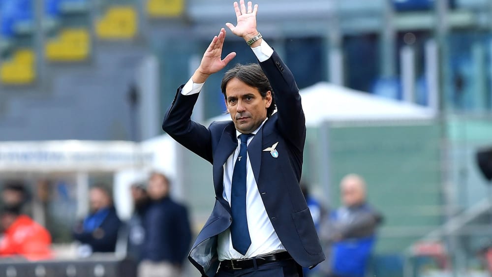 Simone Inzaghi ist Trainer von Lazio Rom.