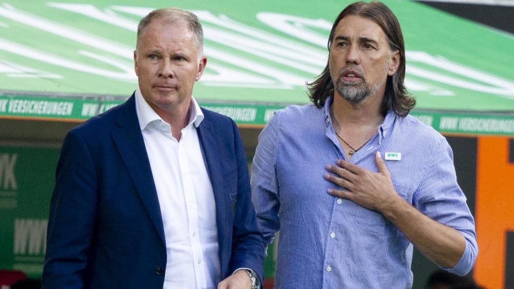 Stefan Reuter mit Martin Schmidt