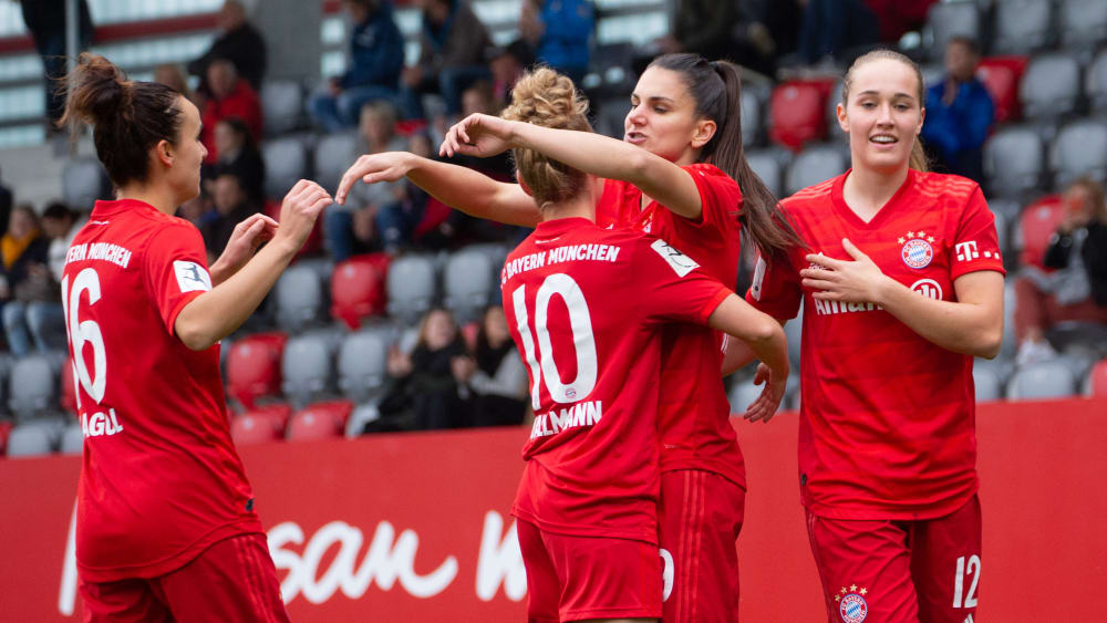 Jubeln die Frauen des FC Bayern auch gegen Lyon?