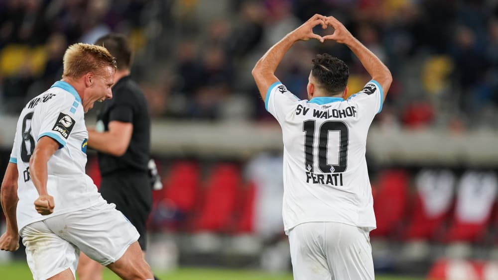 Tolles Tor: Arianit Ferati traf mit viel Gefühl zum 2:0.