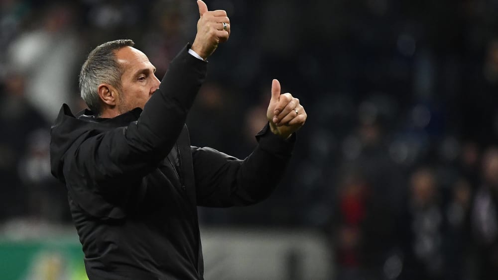 Adi Hütter ist Trainer von Eintracht Frankfurt.