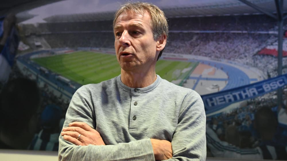 Jürgen Klinsmann ist Trainer von Hertha BSC.