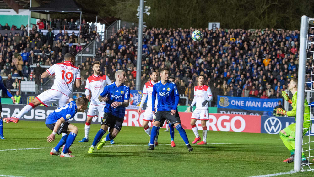 Saarbrücken gegen Düsseldorf in Völklingen
