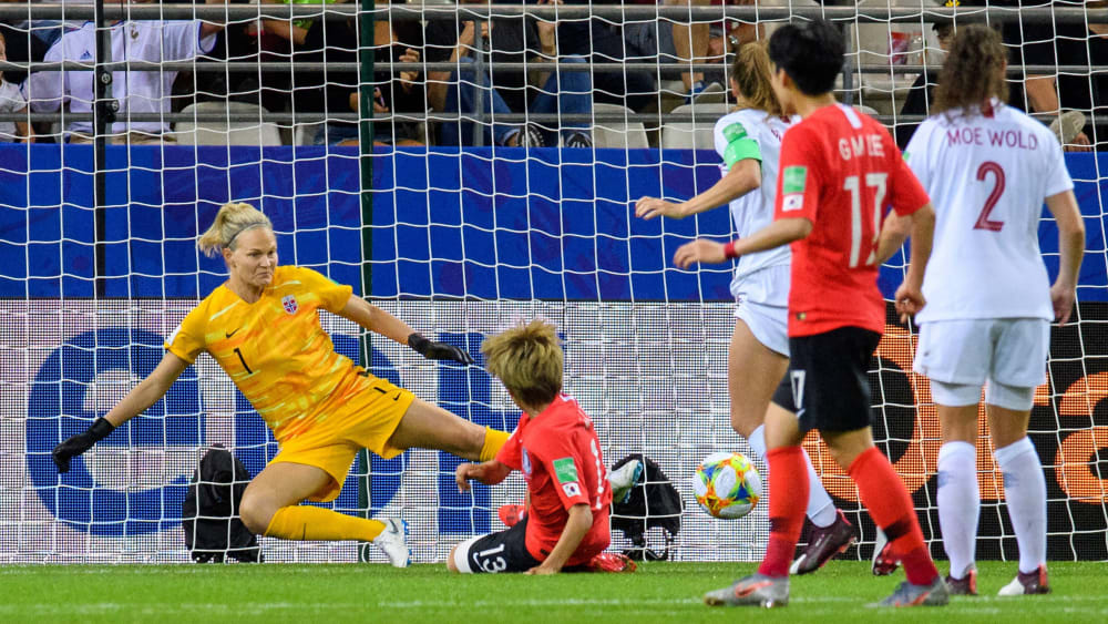Min-Ji Yeo erzielt den Ehrentreffer für Südkorea gegen schwache Norwegerinnen.