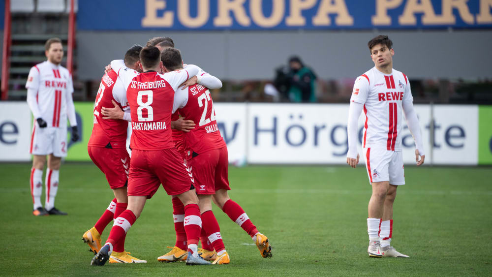 Sc Freiburg 1 Fc Koln 5 0 Breisgauer Feiern Rekordsieg Kicker