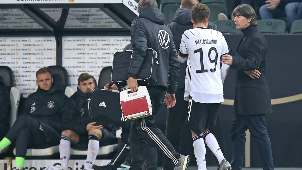Vier bis sechs Wochen Pause: Luca Waldschmidt (#19).
