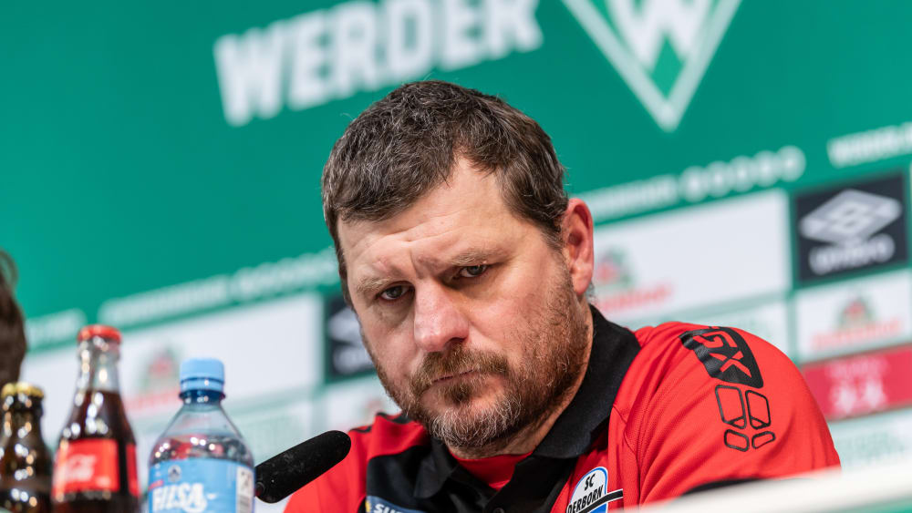 Paderborns Trainer Steffen Baumgart