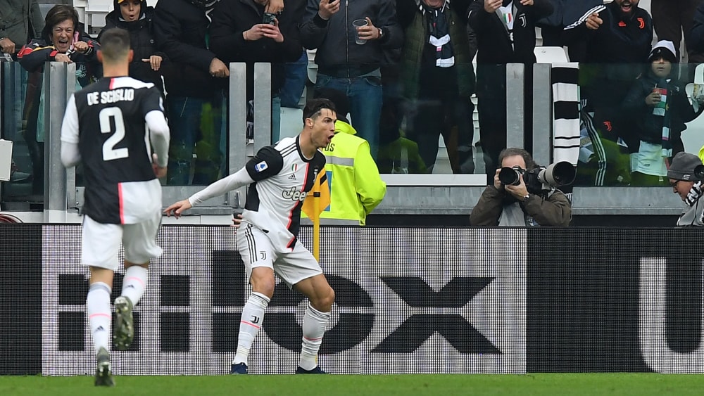Er brauchte am Sonntag nicht viele Chancen: Juve-Torjäger Cristiano Ronaldo.