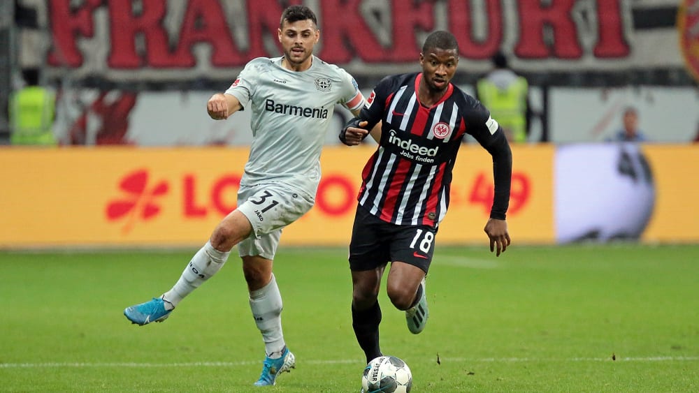 Liefen in Frankfurt viel hinterher: Kevin Volland (l.) und Bayer Leverkusen.