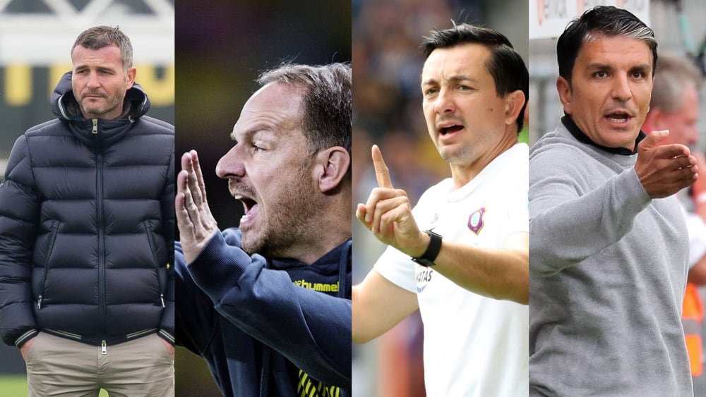 Alex Frei, Alexander Zorniger, Daniel Meyer und Kenan Kocak