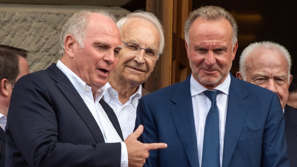 Uli Hoeneß, Edmund Stoiber und Karl-Heinz Rummenigge
