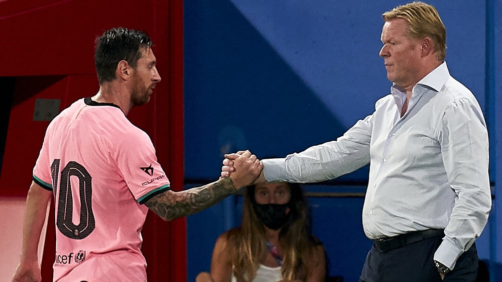 FC Barcelona: Koeman widerspricht Setien wegen Messi ...