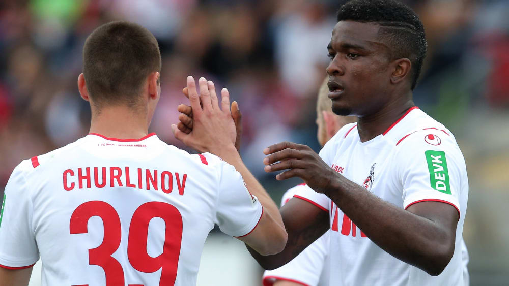 Jhon Cordoba und Darko Churlinov