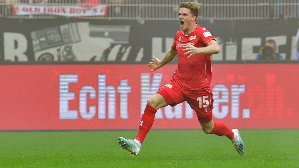 Die Euphorie aufgesogen: Marius Bülter traf an der Alten Försterei in der ersten Minute.