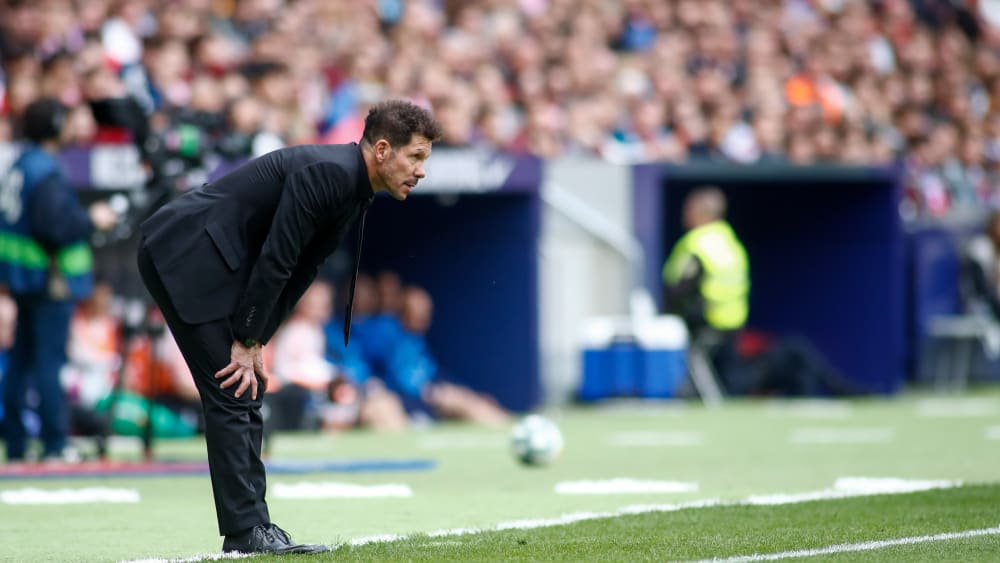 Seine Entscheidungen gaben Rätsel auf: Atletico-Coach Diego Simeone.