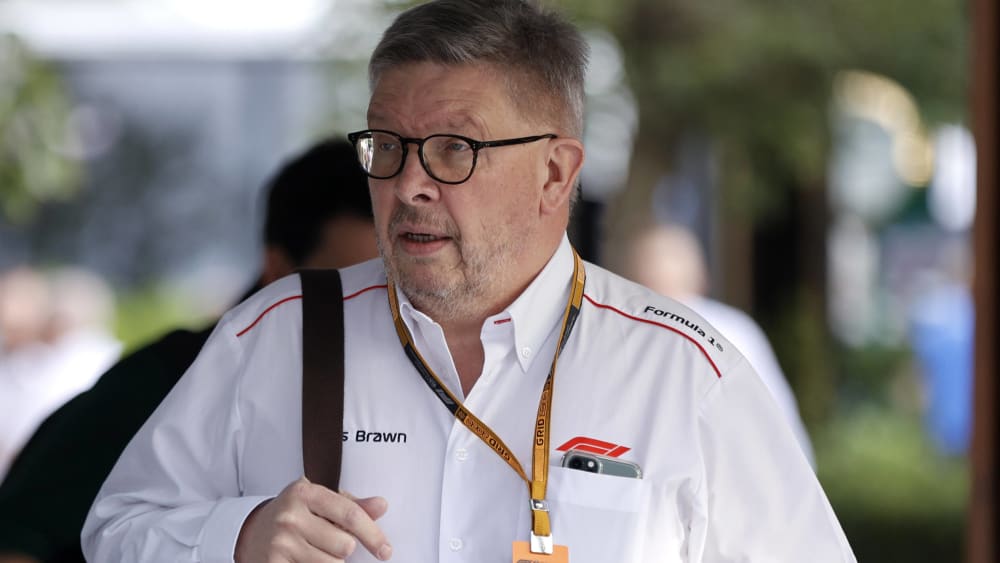 Formel-1-Sportchef Ross Brawn im Albert Park in Melbourne.