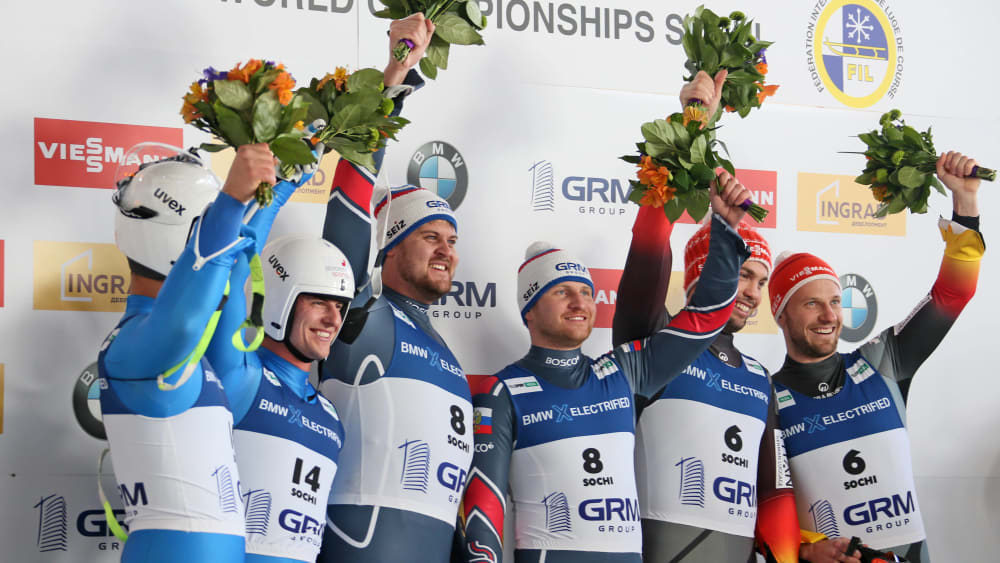 Doppelsitzer-Podium