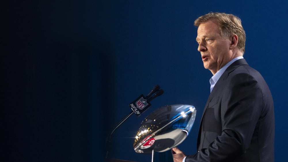 Roger Goodell ist Commissioner der NFL.