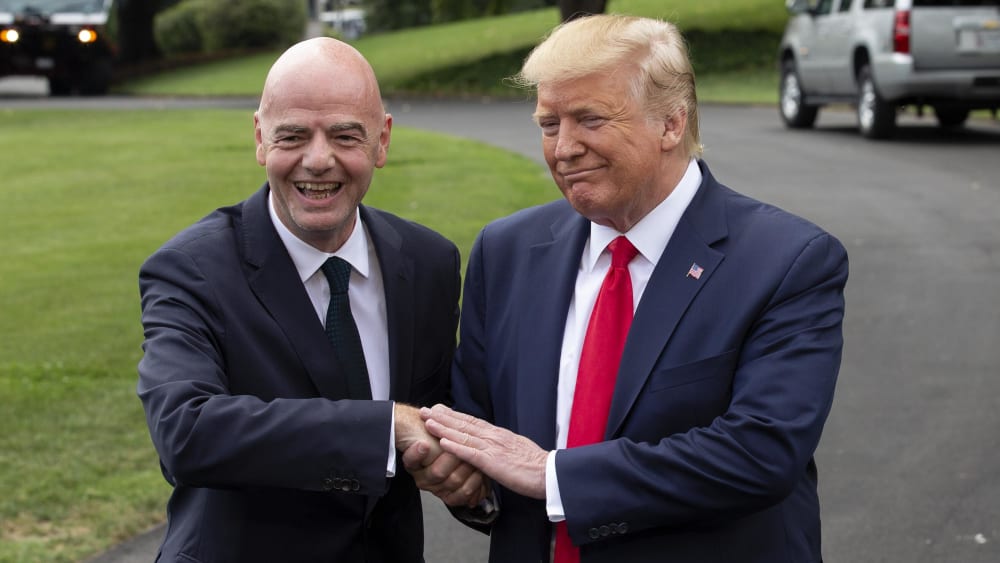 FIFA-Präsident Gianni Infantino und US-Präsident Donald Trump kennen sich.