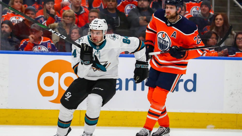 Maxim Letunov und Leon Draisaitl (re.)