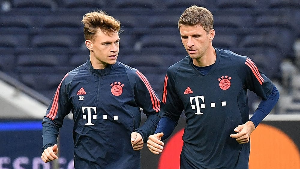 Joshua Kimmich und Thomas Müller