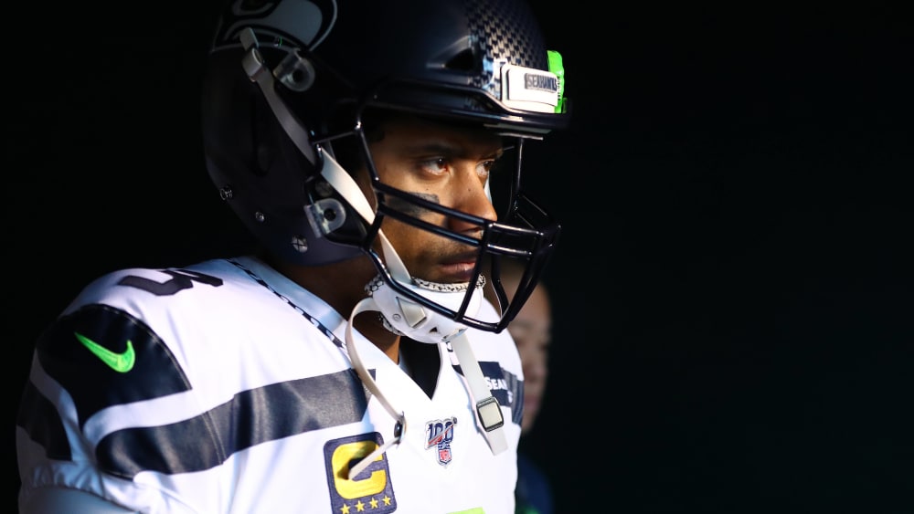 Russell Wilson ist Quarterback der Seattle Seahawks.