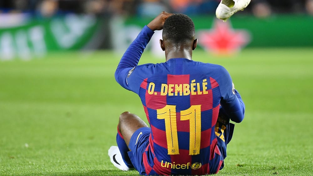 Er muss lange pausieren: Ousmane Dembelé.