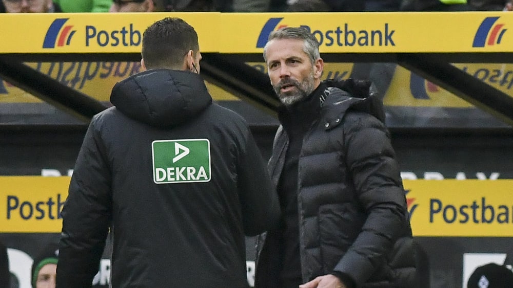 Marco Rose mit Viertem Offiziellen