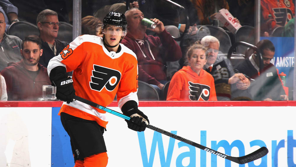 Oskar Lindblom von den Philadelphia Flyers