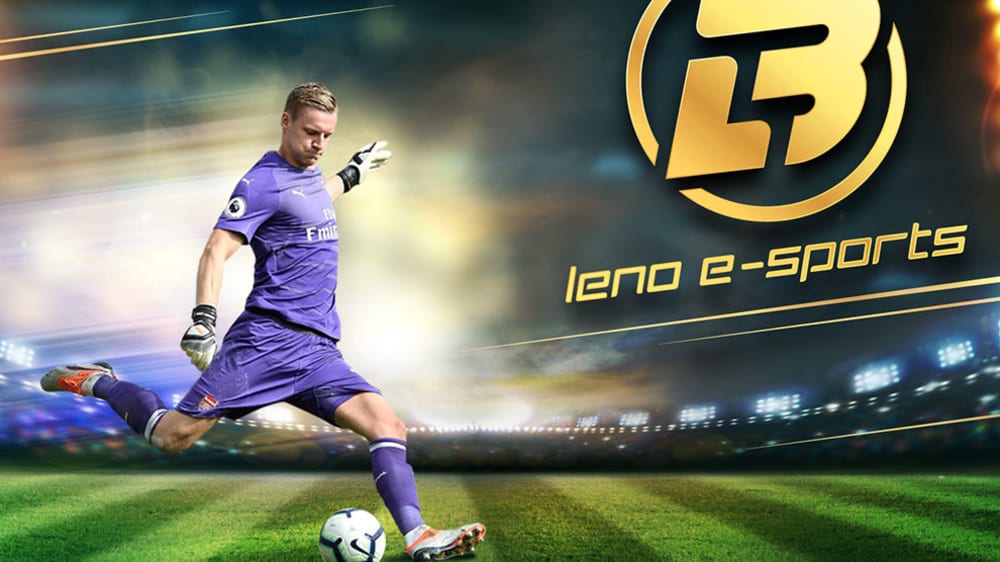 So präsentiert Bernd Leno sein neues eSport-Team.