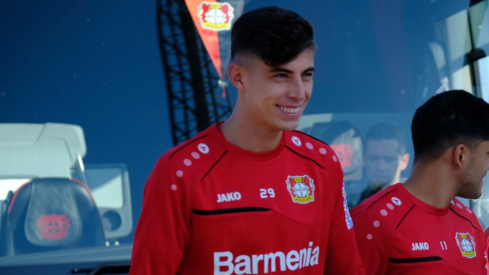 Kai Havertz blühte im Trainingslager von Bayer Leverkusen auf