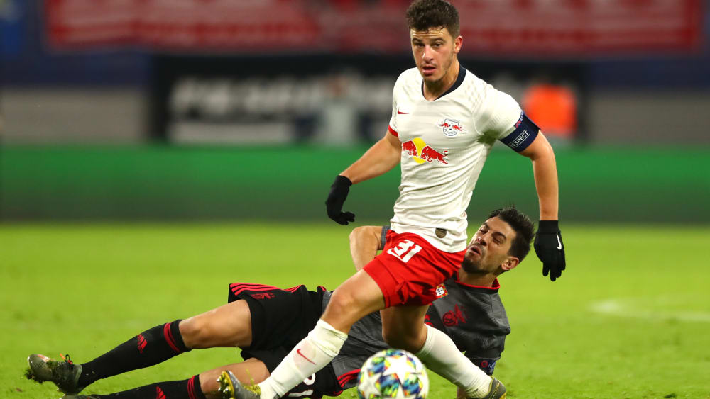 Diego Demme im Spiel gegen Benfica Lissabon