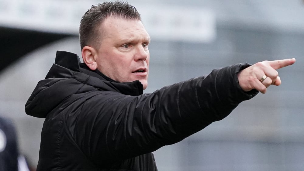 Sandhausens Trainer Uwe Koschinat