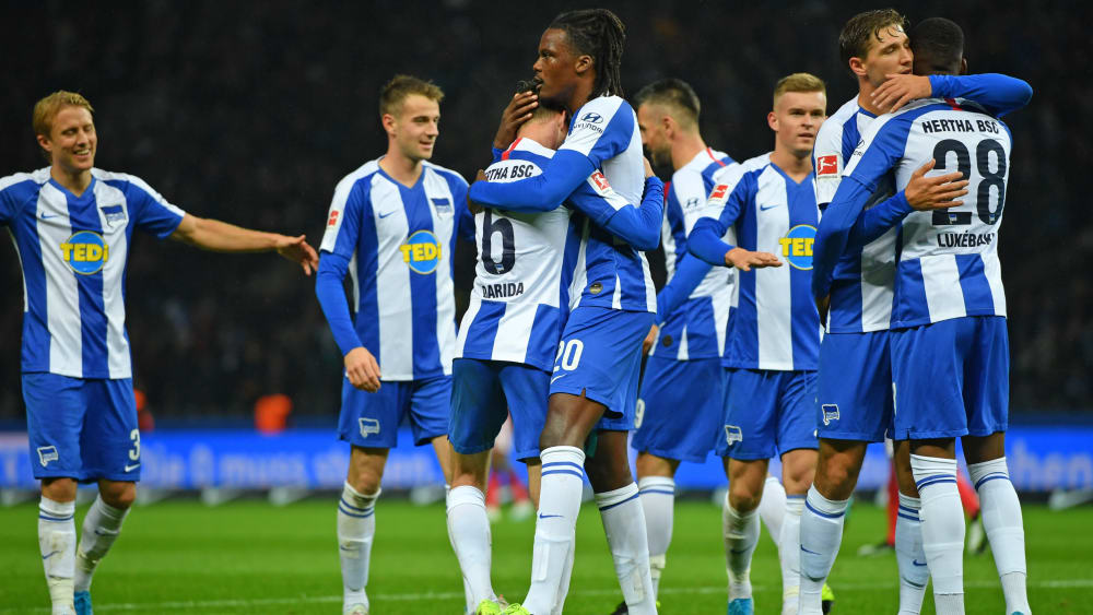 Drei Spiele, drei Siege: Bei der Hertha läuft es derzeit.