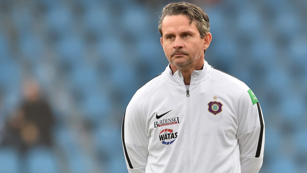 Aues Trainer Dirk Schuster.