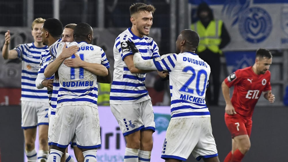 MSV Duisburg jubelt