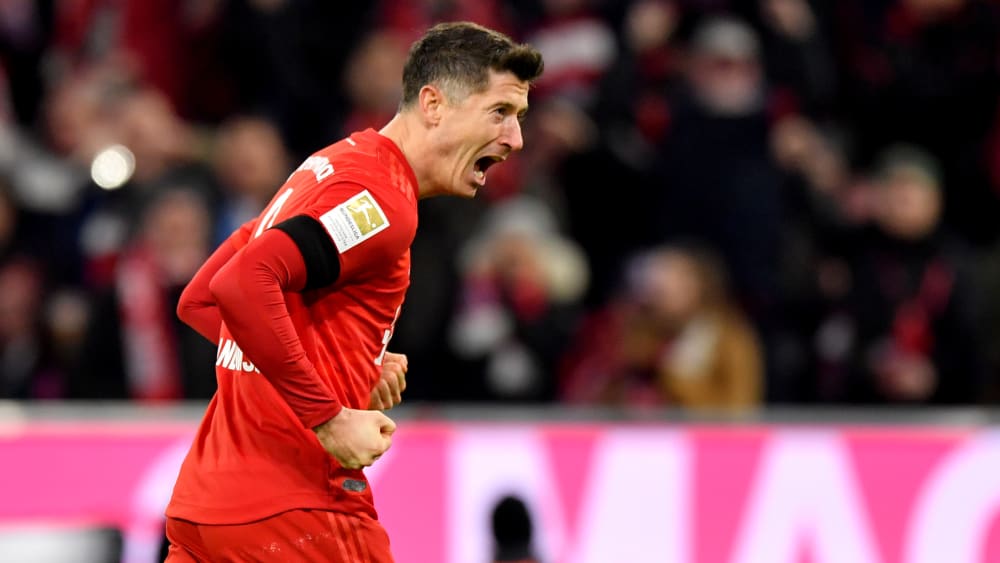 Matchwinner: Robert Lewandowski mit seinen Saisontoren 24 und 25.