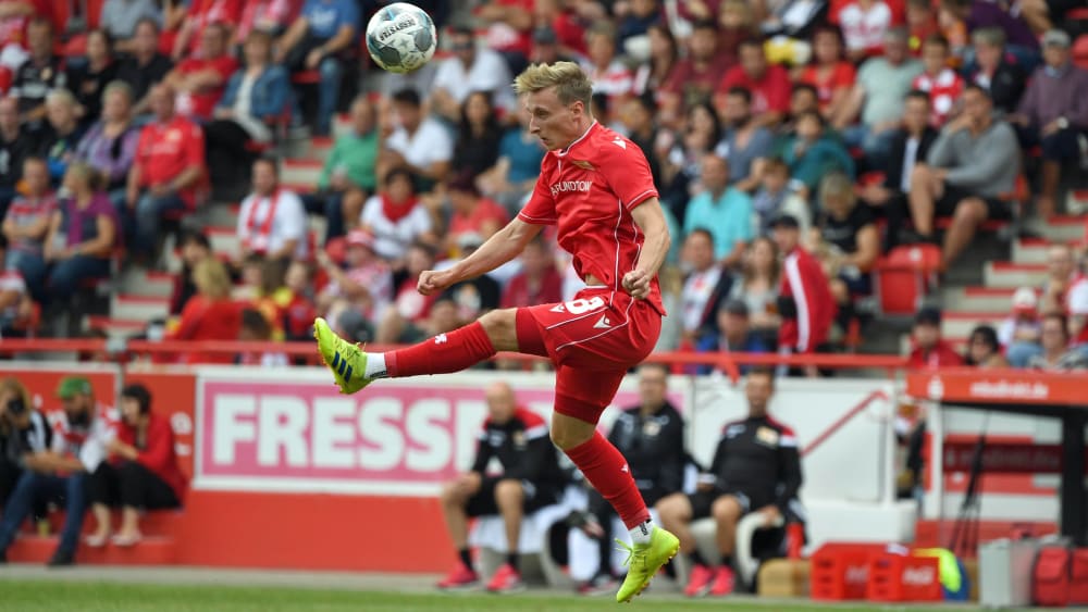 Sorgte für den Sieg: Unions Joshua Mees traf in der 90. Minute zum 2:1.